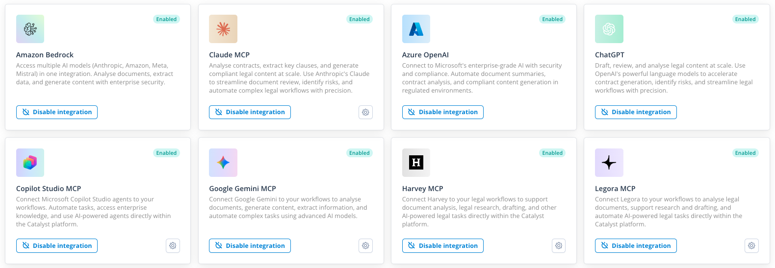 MCP Connector management in Catalyst