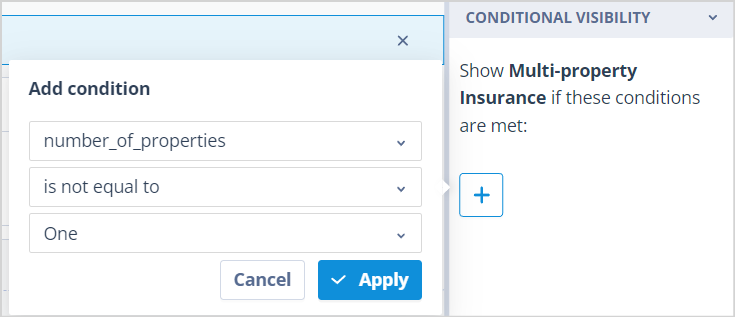 Alias field configuration in a Task template field properties panel