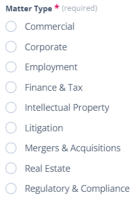Single select field configuration settings