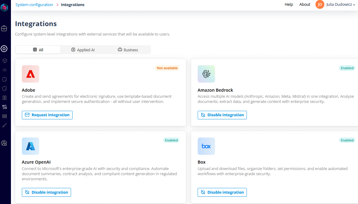Feature demo